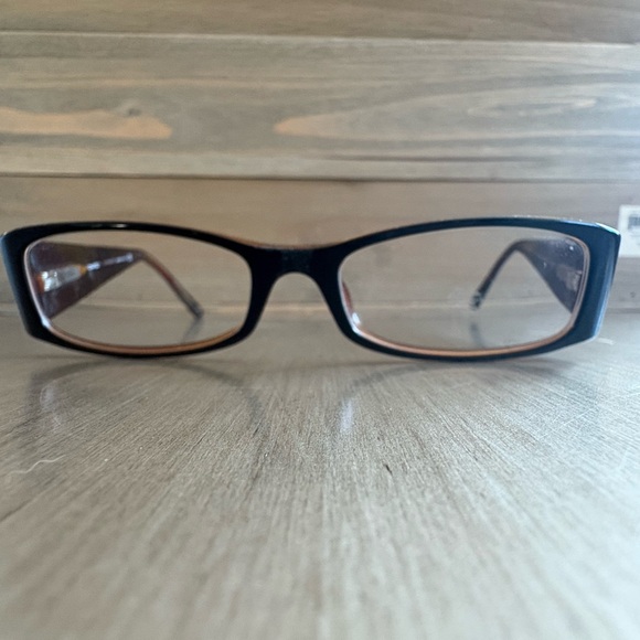 CHANEL Rectangular Tortoiseshell Eyeglasses Frames | Made in Italy | Logo Arms - Picture 2 of 5